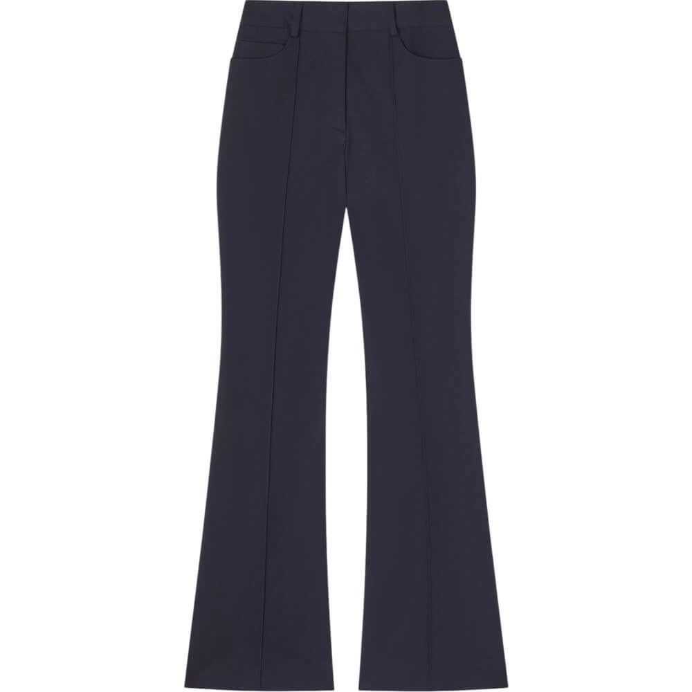 LK Bennett Susie Cotton Blend Flared Trousers